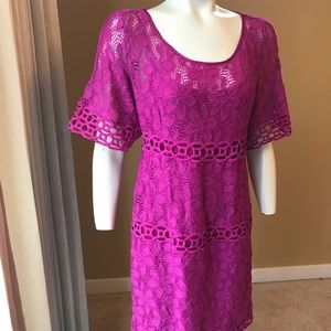 Magenta Maternity Dress